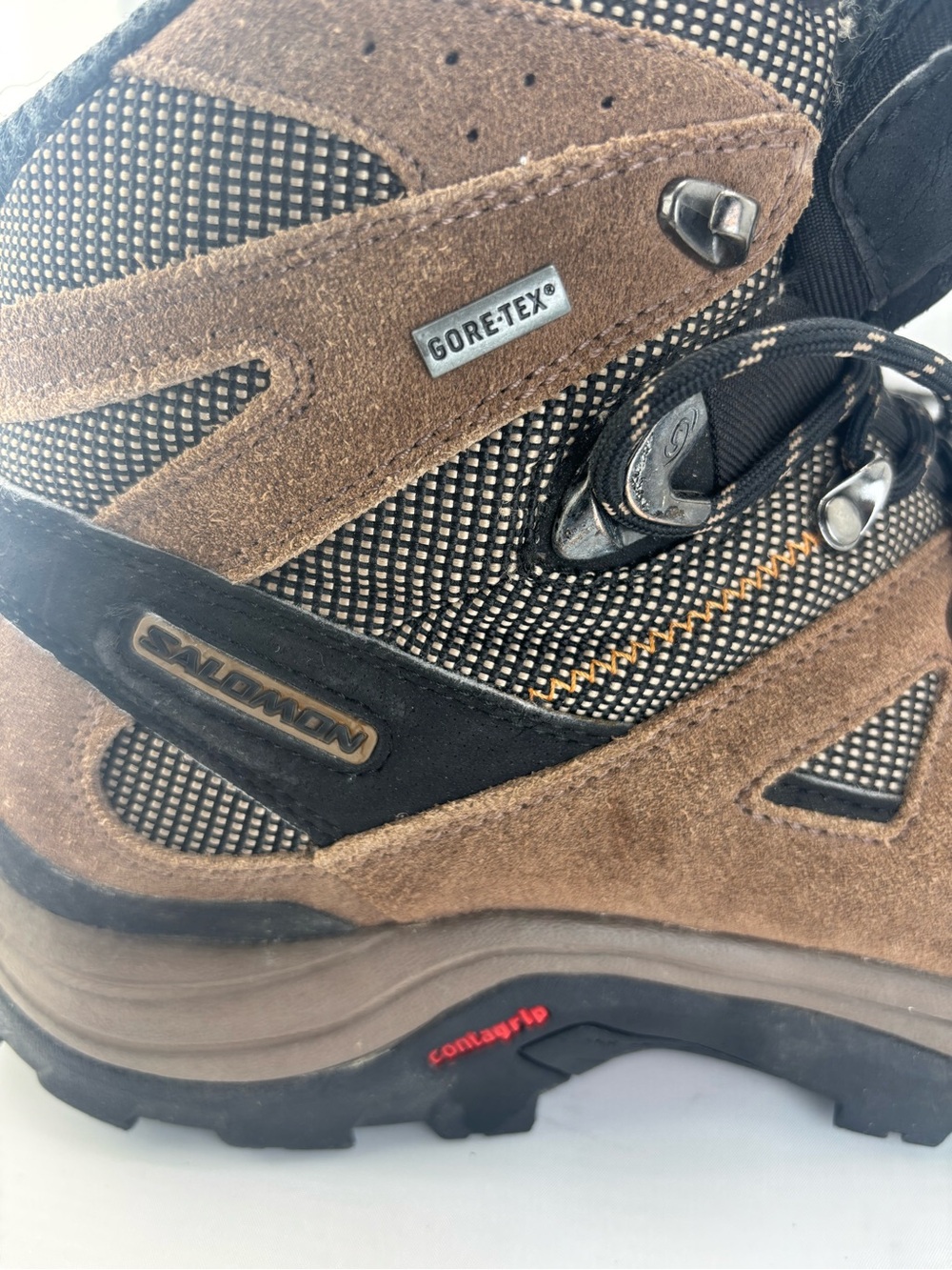 Salomon Brown and Black Men's Hiking Boots size 11.5 - Picture 8 of 16